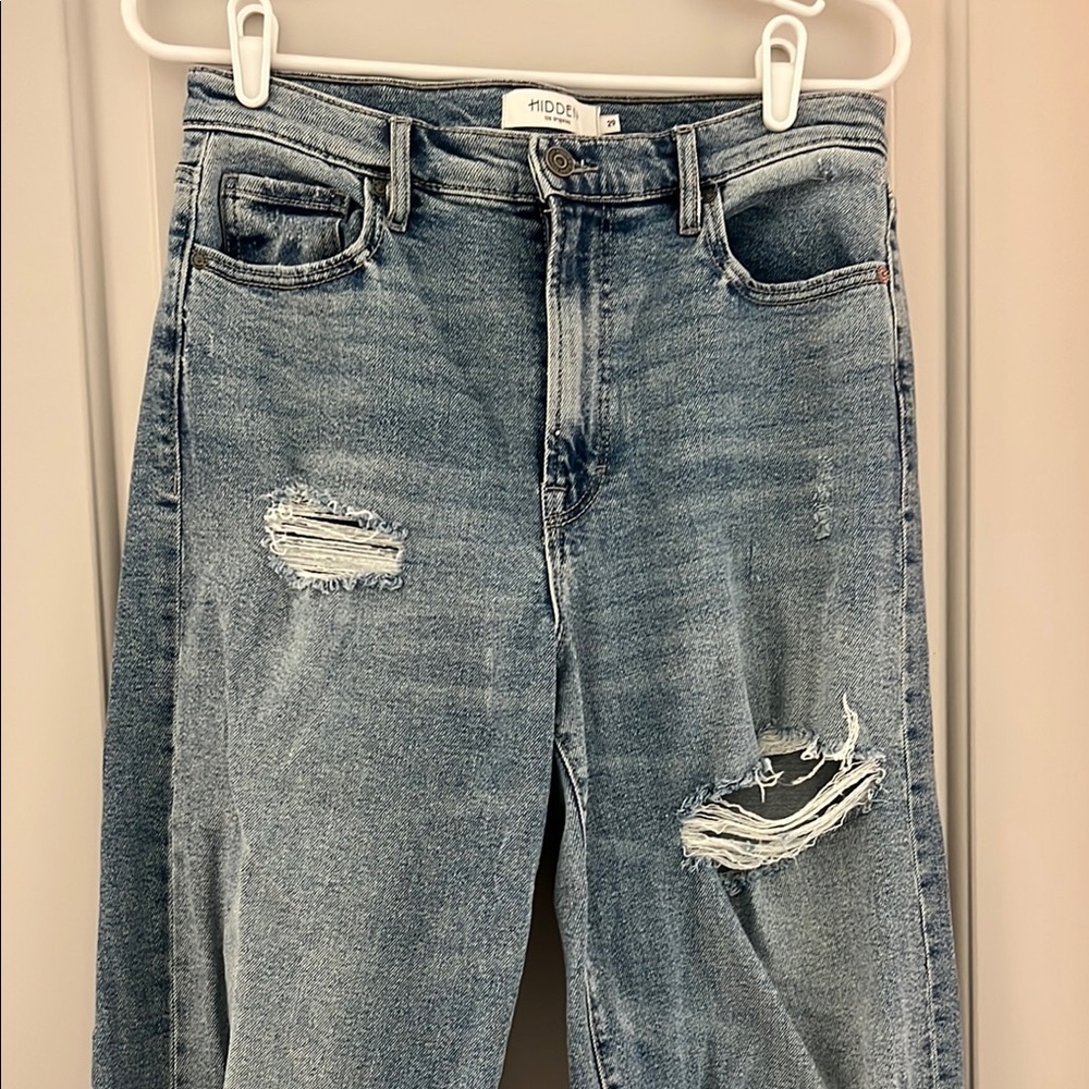 Ripped Blue Jeans